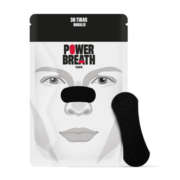 Dúo pack tira nasal + tira bucal en negro
