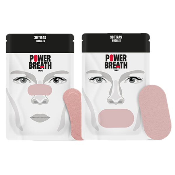 Dúo pack tira nasal + tira bucal en rosado