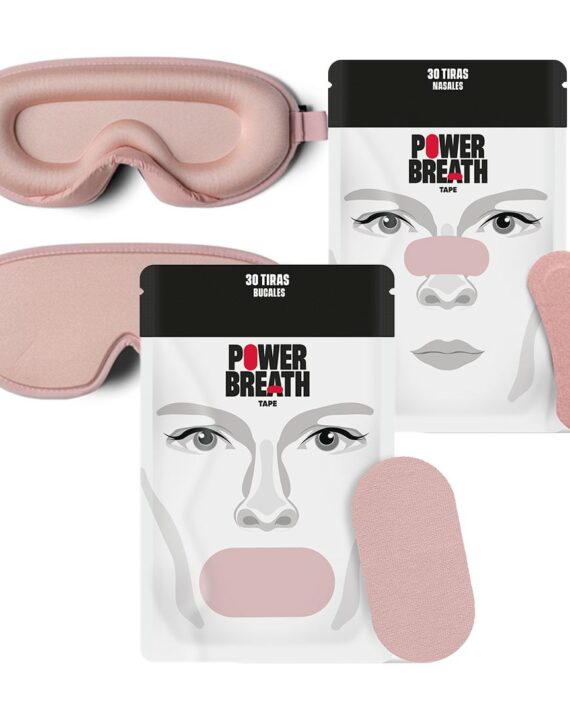 Antifaz Blackout + Tira Nasal + Tira Bucal en Rosado